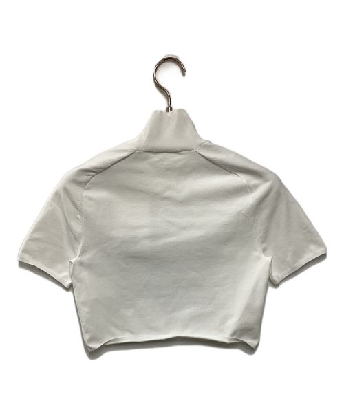 ALEXANDER WANG（アレキサンダー・ワン）ALEXANDER WANG (アレキサンダーワン) S/S TURTLE NECK W/PRINTED HIGH DENSITY LOGO TOPS ホワイト サイズ:Sの古着・服飾アイテム