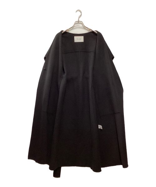 St.cecilia（セントセシリア）St.cecilia (セントセシリア) リバーウールロングジレ ブラック サイズ:-の古着・服飾アイテム