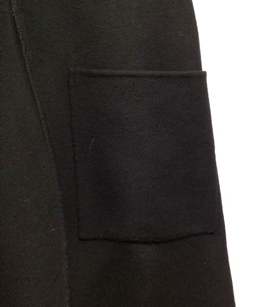 St.cecilia（セントセシリア）St.cecilia (セントセシリア) リバーウールロングジレ ブラック サイズ:-の古着・服飾アイテム