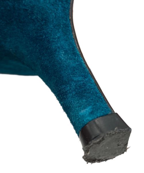 Gianvito Rossi（ジャンヴィト ロッシ）Gianvito Rossi (ジャンヴィト・ロッシ) スウェードポインテッドトゥパンプス ネイビー サイズ:36の古着・服飾アイテム