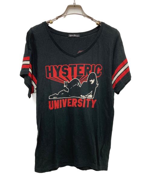 Hysteric Glamour（ヒステリックグラマー）Hysteric Glamour (ヒステリックグラマー) GIRL LAYING DOWNカットソー ブラック サイズ:FREEの古着・服飾アイテム