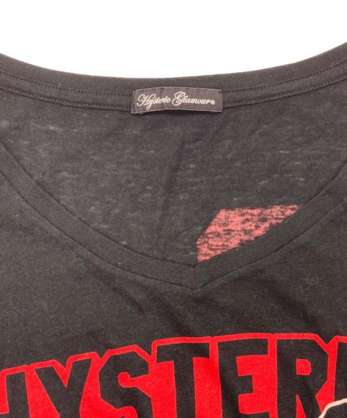 Hysteric Glamour（ヒステリックグラマー）Hysteric Glamour (ヒステリックグラマー) GIRL LAYING DOWNカットソー ブラック サイズ:FREEの古着・服飾アイテム