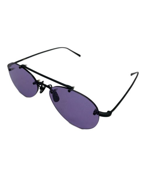 A.D.S.R.（エーディーエスアール）A.D.S.R. (エーディーエスアール) WOOTEN 06 ブラック×パープルの古着・服飾アイテム