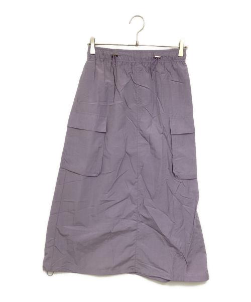 heliopole（エリオポール）heliopole (エリオポール) MILITARY BALLOON SKIRT パープル サイズ:38の古着・服飾アイテム