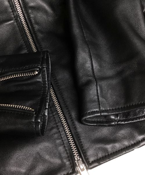 UNITED TOKYO（ユナイテッドトーキョー）UNITED TOKYO (ユナイテッドトーキョー) シングルライダースジャケット ブラック サイズ:1の古着・服飾アイテム