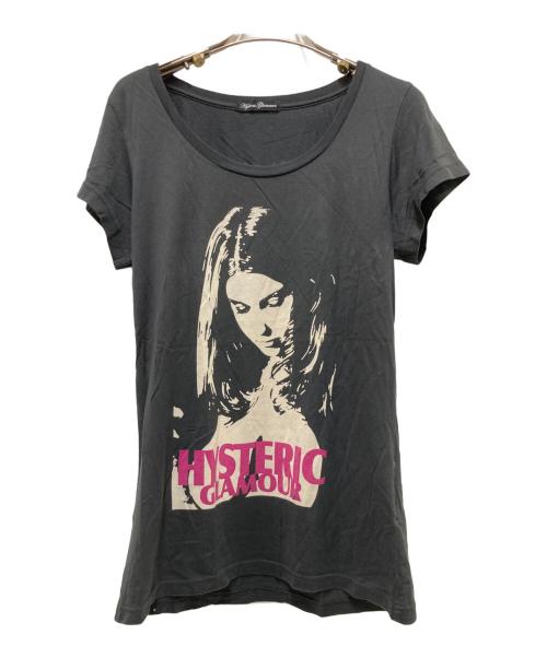 Hysteric Glamour（ヒステリックグラマー）Hysteric Glamour (ヒステリックグラマー) プリントTシャツ グレー サイズ:FREEの古着・服飾アイテム