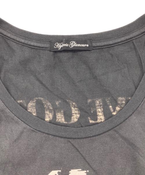 Hysteric Glamour（ヒステリックグラマー）Hysteric Glamour (ヒステリックグラマー) プリントTシャツ グレー サイズ:FREEの古着・服飾アイテム