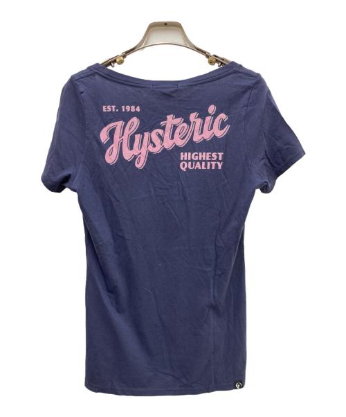 Hysteric Glamour（ヒステリックグラマー）Hysteric Glamour (ヒステリックグラマー) プリントTシャツ ネイビー サイズ:FREEの古着・服飾アイテム