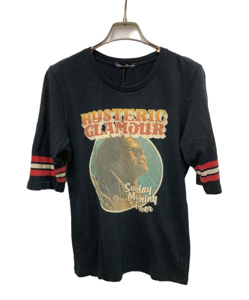 Hysteric Glamour（ヒステリックグラマー）Hysteric Glamour (ヒステリックグラマー) プリントTシャツ ブラック サイズ:FREEの古着・服飾アイテム