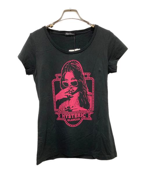Hysteric Glamour（ヒステリックグラマー）Hysteric Glamour (ヒステリックグラマー) プリントTシャツ ブラック サイズ:FREEの古着・服飾アイテム