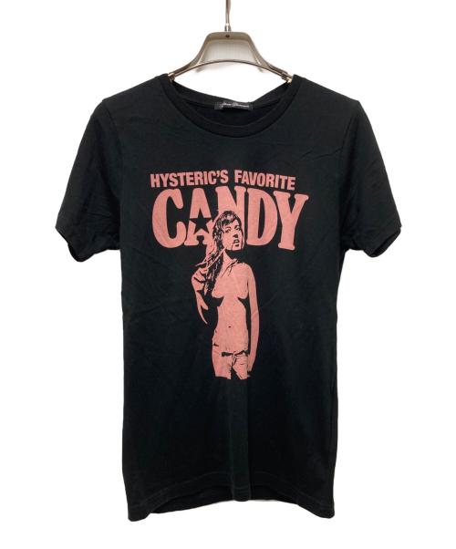 Hysteric Glamour（ヒステリックグラマー）Hysteric Glamour (ヒステリックグラマー) プリントTシャツ ブラック サイズ:FREEの古着・服飾アイテム