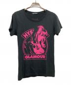 Hysteric Glamourヒステリックグラマー）の古着「プリントTシャツ」｜ブラック