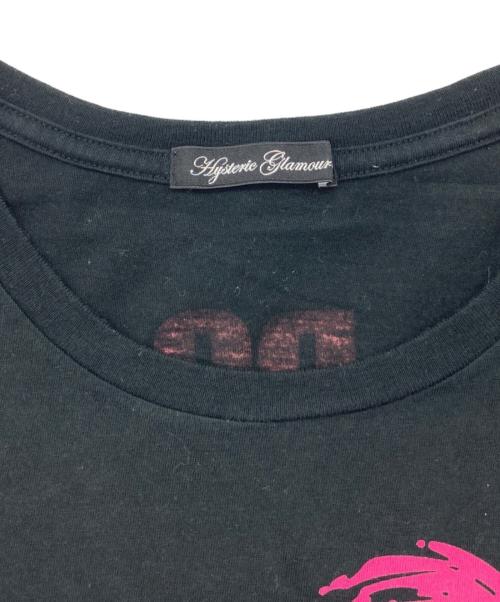 Hysteric Glamour（ヒステリックグラマー）Hysteric Glamour (ヒステリックグラマー) プリントTシャツ ブラック サイズ:FREEの古着・服飾アイテム