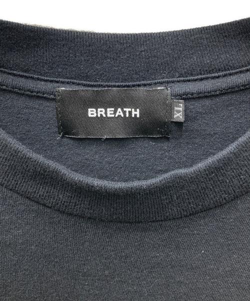 BREATH（ブレス）BREATH (ブレス) OLD ENGLISH GLITTER LOGO TEE ブラック サイズ:XLの古着・服飾アイテム