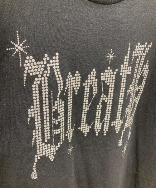 BREATH（ブレス）BREATH (ブレス) OLD ENGLISH GLITTER LOGO TEE ブラック サイズ:XLの古着・服飾アイテム