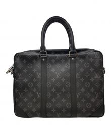 LOUIS VUITTON（ルイ ヴィトン）の古着「ポルト ドキュマン・ヴォワヤージュ」｜ブラック