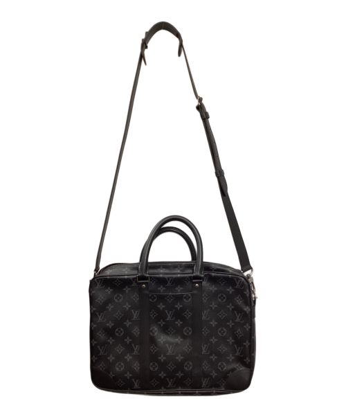 LOUIS VUITTON（ルイ ヴィトン）LOUIS VUITTON (ルイ ヴィトン) ポルト ドキュマン・ヴォワヤージュ ブラックの古着・服飾アイテム