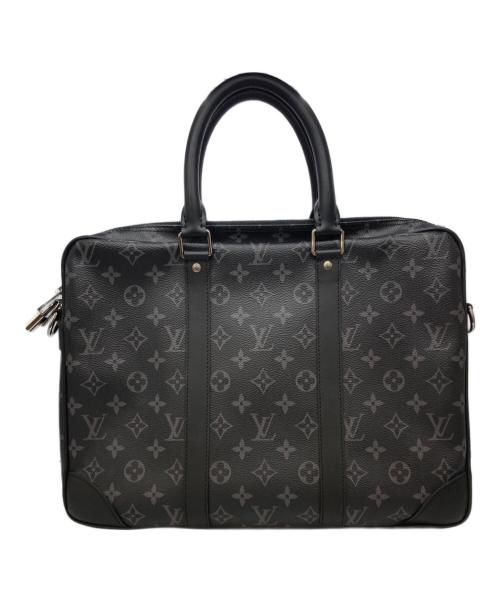 LOUIS VUITTON（ルイ ヴィトン）LOUIS VUITTON (ルイ ヴィトン) ポルト ドキュマン・ヴォワヤージュ ブラックの古着・服飾アイテム