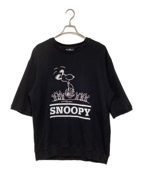 Psycho Bunny（サイコ バニー）Psycho Bunny (サイコ バニー) PEANUTS (ピーナッツ) オーバーサイズ スウェット ブラック サイズ:Mの古着・服飾アイテム