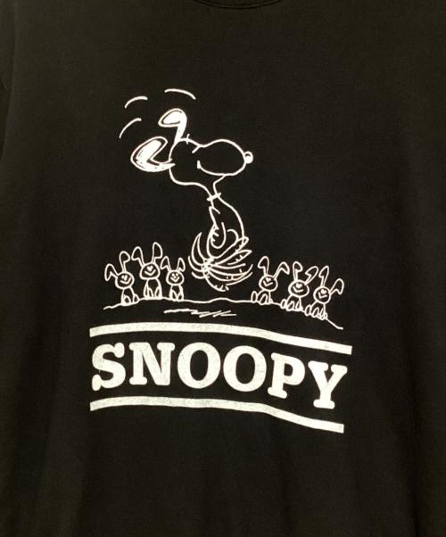 Psycho Bunny（サイコ バニー）Psycho Bunny (サイコ バニー) PEANUTS (ピーナッツ) オーバーサイズ スウェット ブラック サイズ:Mの古着・服飾アイテム