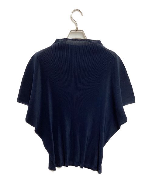 PLEATS PLEASE（プリーツプリーズ）PLEATS PLEASE (プリーツプリーズ) ノースリーブプリーツカットソー ネイビー サイズ:3の古着・服飾アイテム