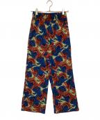 JOURNAL STANDARD relumeジャーナルスタンダード レリューム）の古着「アフリカンプリントパンツ」｜ブルー×レッド