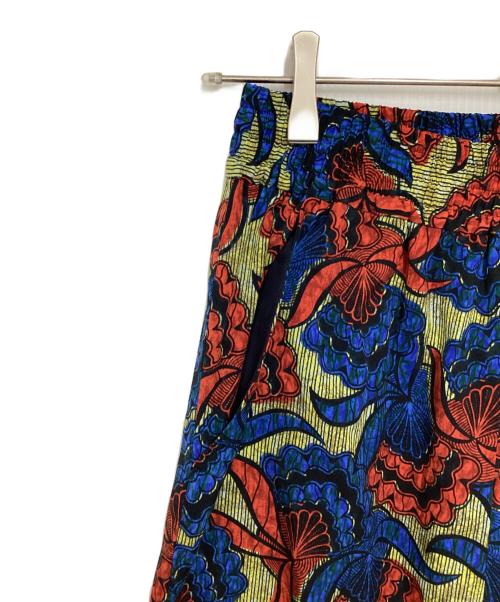 JOURNAL STANDARD relume（ジャーナルスタンダード レリューム）JOURNAL STANDARD relume (ジャーナルスタンダード レリューム) アフリカンプリントパンツ ブルー×レッド サイズ:FREEの古着・服飾アイテム