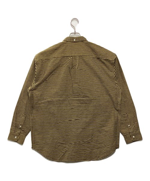 SUPREME（シュプリーム）SUPREME (シュプリーム) loose fit flannel oxford shirt イエロー サイズ:Lの古着・服飾アイテム