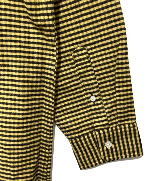 SUPREME（シュプリーム）SUPREME (シュプリーム) loose fit flannel oxford shirt イエロー サイズ:Lの古着・服飾アイテム