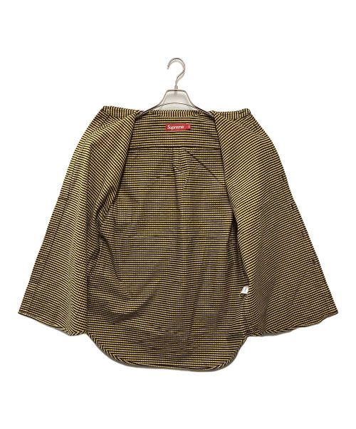 SUPREME（シュプリーム）SUPREME (シュプリーム) loose fit flannel oxford shirt イエロー サイズ:Lの古着・服飾アイテム