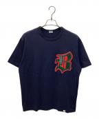 kolor/BEACONカラービーコン）の古着「半袖Tシャツ」｜ネイビー