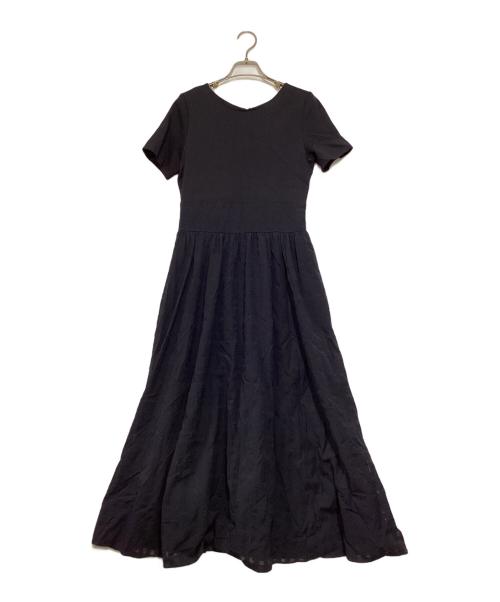 UNITED ARROWS TOKYO（ユナイテッドアローズトウキョウ）UNITED ARROWS TOKYO (ユナイテッドアローズトウキョウ) フィット＆フレア チェック ワンピース ネイビー サイズ:38の古着・服飾アイテム