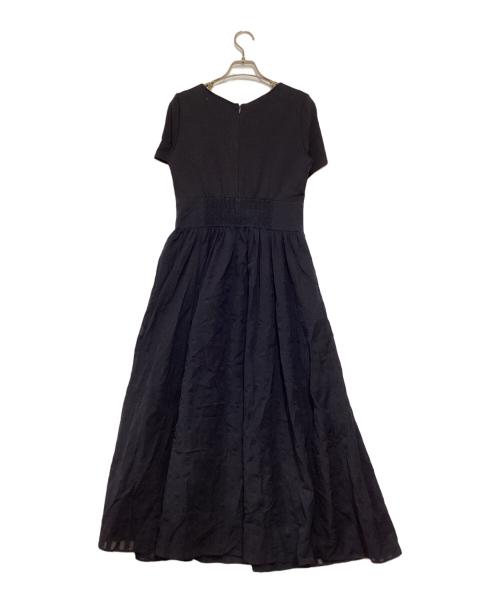 UNITED ARROWS TOKYO（ユナイテッドアローズトウキョウ）UNITED ARROWS TOKYO (ユナイテッドアローズトウキョウ) フィット＆フレア チェック ワンピース ネイビー サイズ:38の古着・服飾アイテム