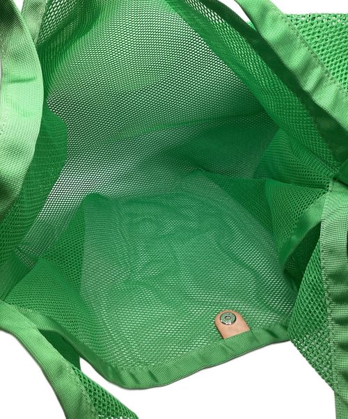 HENDER SCHEME（エンダースキーマ）HENDER SCHEME (エンダースキーマ) origami mesh bag big グリーンの古着・服飾アイテム