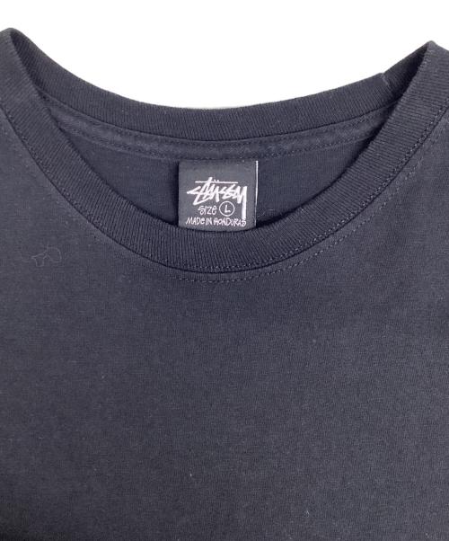 stussy（ステューシー）stussy (ステューシー) GOLD LION TEE ブラック サイズ:Lの古着・服飾アイテム
