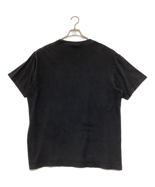stussy（ステューシー）stussy (ステューシー) BIG BASIC PIGMENT DYED TEE ブラック サイズ:XLの古着・服飾アイテム