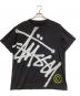 stussy（ステューシー）の古着「BIG BASIC PIGMENT DYED TEE」｜ブラック