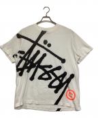 stussyステューシー）の古着「BIG BASIC PIGMENT DYED TEE」｜ホワイト