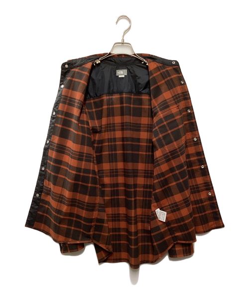 THE NORTH FACE（ザ ノース フェイス）THE NORTH FACE (ザ ノース フェイス) ロングスリーブストレッチフランネルシャツ レッド サイズ:Mの古着・服飾アイテム