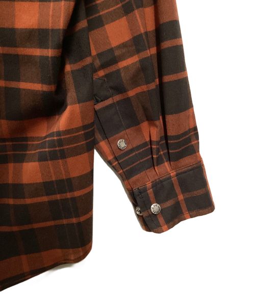 THE NORTH FACE（ザ ノース フェイス）THE NORTH FACE (ザ ノース フェイス) ロングスリーブストレッチフランネルシャツ レッド サイズ:Mの古着・服飾アイテム