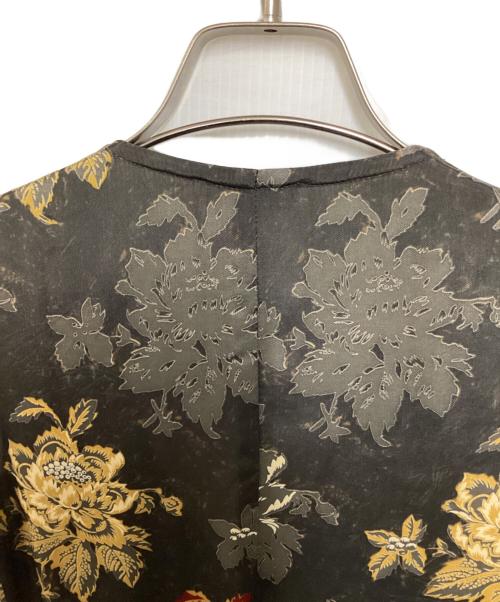 DRIES VAN NOTEN（ドリスヴァンノッテン）DRIES VAN NOTEN (ドリスヴァンノッテン) 花柄ノースリーブワンピース オリーブ サイズ:36の古着・服飾アイテム
