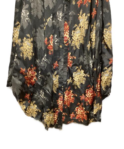 DRIES VAN NOTEN（ドリスヴァンノッテン）DRIES VAN NOTEN (ドリスヴァンノッテン) 花柄ノースリーブワンピース オリーブ サイズ:36の古着・服飾アイテム