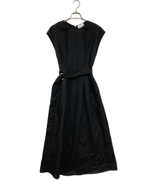 UNITED ARROWS TOKYO（ユナイテッドアローズトウキョウ）UNITED ARROWS TOKYO (ユナイテッドアローズトウキョウ) LIN/P ベルト ワンピース ブラック サイズ:36の古着・服飾アイテム