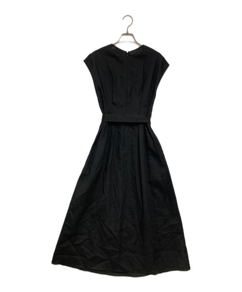 UNITED ARROWS TOKYO（ユナイテッドアローズトウキョウ）UNITED ARROWS TOKYO (ユナイテッドアローズトウキョウ) LIN/P ベルト ワンピース ブラック サイズ:36の古着・服飾アイテム