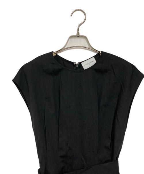 UNITED ARROWS TOKYO（ユナイテッドアローズトウキョウ）UNITED ARROWS TOKYO (ユナイテッドアローズトウキョウ) LIN/P ベルト ワンピース ブラック サイズ:36の古着・服飾アイテム