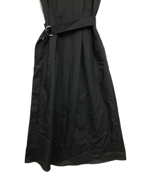 UNITED ARROWS TOKYO（ユナイテッドアローズトウキョウ）UNITED ARROWS TOKYO (ユナイテッドアローズトウキョウ) LIN/P ベルト ワンピース ブラック サイズ:36の古着・服飾アイテム