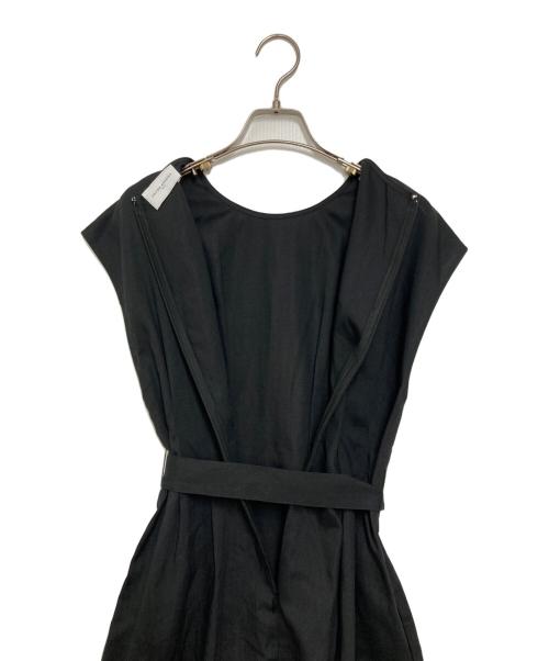 UNITED ARROWS TOKYO（ユナイテッドアローズトウキョウ）UNITED ARROWS TOKYO (ユナイテッドアローズトウキョウ) LIN/P ベルト ワンピース ブラック サイズ:36の古着・服飾アイテム