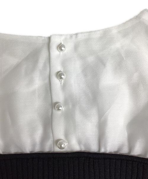 Apuweiser-riche（アプワイザーリッシェ）Apuweiser-riche (アプワイザーリッシェ) ベアビスチェドッキングチュニック ブラック サイズ:2の古着・服飾アイテム