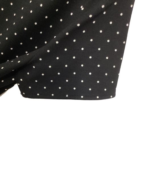 Kate Spade（ケイトスペード）Kate Spade (ケイトスペード) ララビー ドット タイ ウェスト ポンテ ドレス ブラック サイズ:XSの古着・服飾アイテム