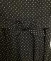 中古・古着 Kate Spade (ケイトスペード) ララビー ドット タイ ウェスト ポンテ ドレス ブラック サイズ:XS：4500円